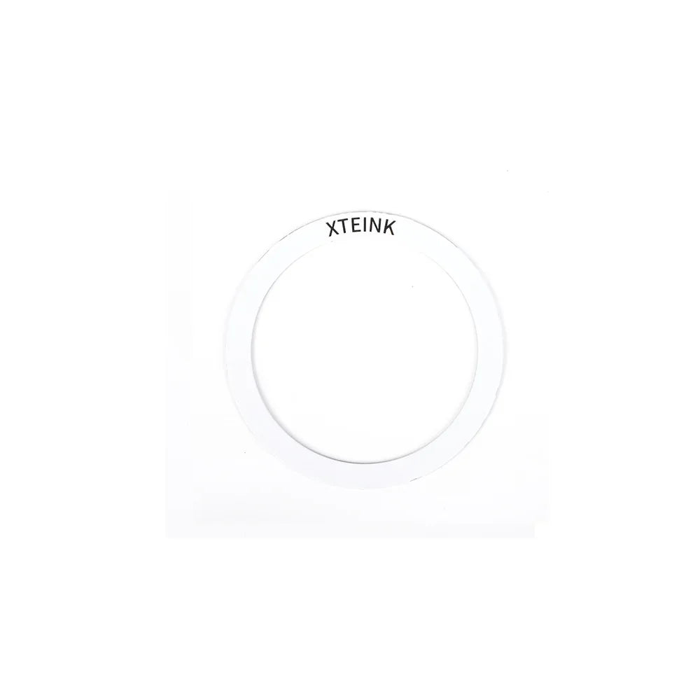 Xteink circular logo on white background, minimalist brand emblem
