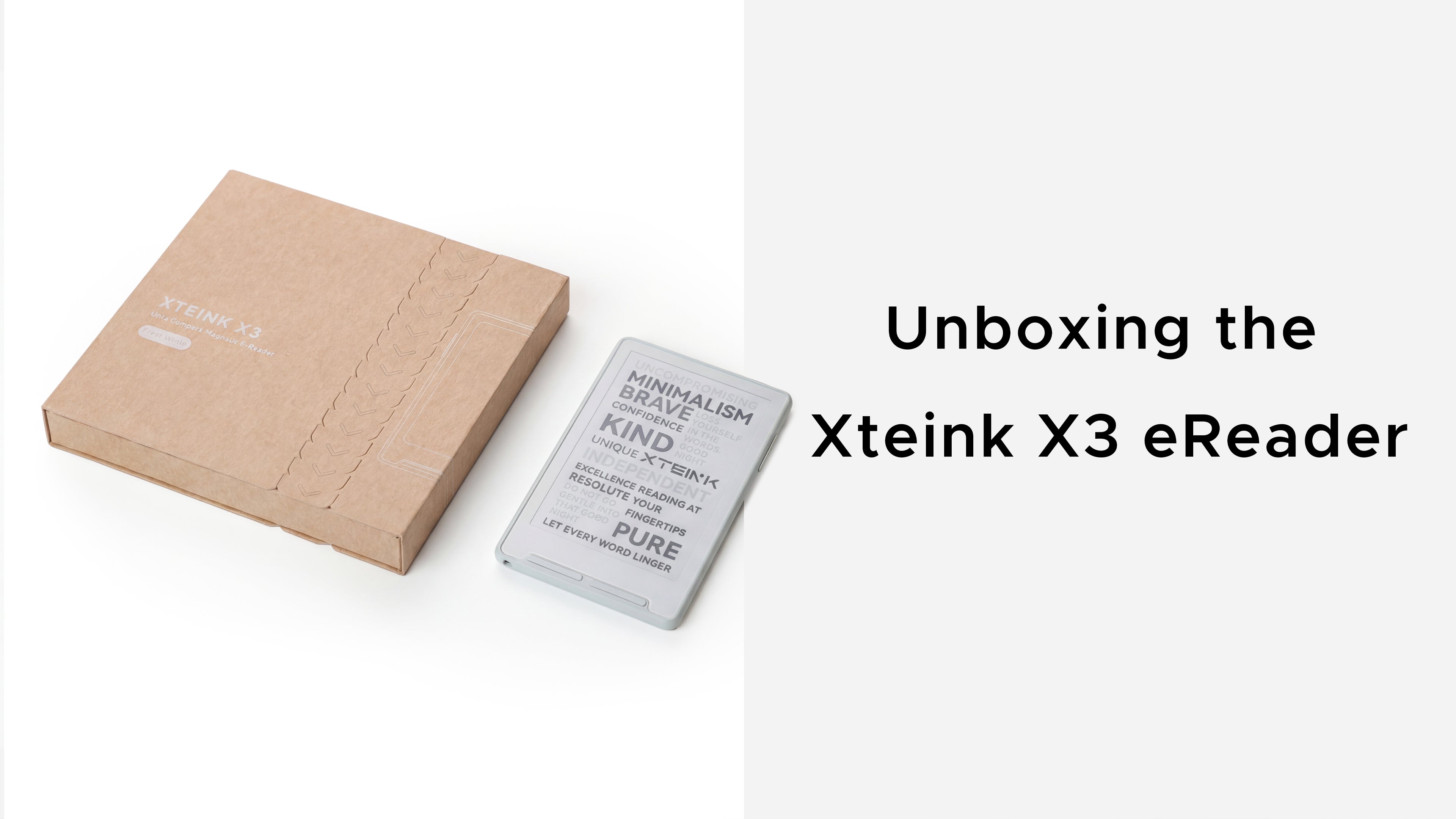 Load video: xteink X3 unboxing video